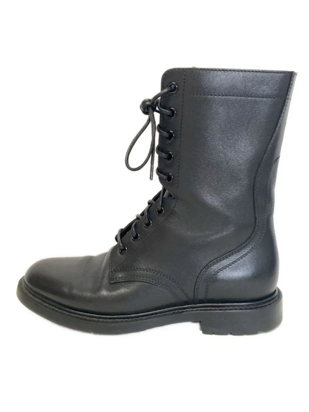 Celine Short Boots 38 Black Leather